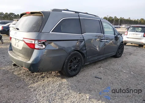 2012 Honda Odyssey Ex-L from USA, damaged, VIN 5FNRL5H63CB137539